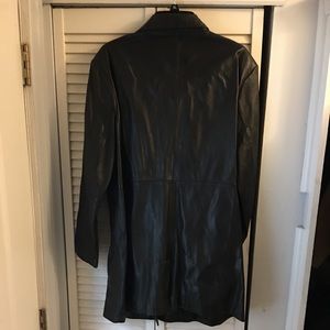 Kathy Ireland 3/4 Black leather Javket
